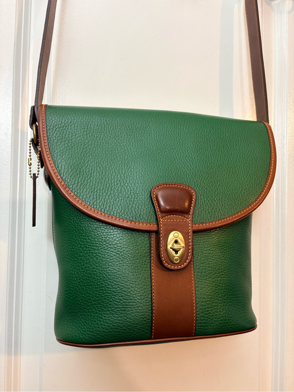 1994 Coach Sheridan "Marion" Flap Bag Crossbody — Rare Archival Find